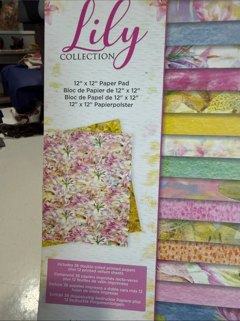 Crafters Companion Lily Collection Paper Pad